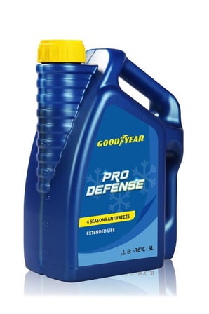 Goodyear Kış Antifriz Seti Mavi Organik 4 Mevsim Antifriz -36°C 3 L + Kış Antifrizli Cam Suyu 1,8 L