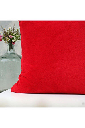 Kırmızı Yastık Kılıfı 65x65
