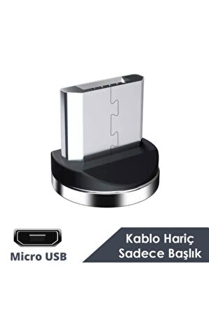 Zuidid Manyetik Mıknatıslı Şarj Kablosu Ucu - Micro Usb