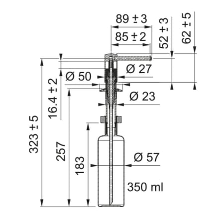 Franke Maris MRG 210/110-52 Sahara Granit Evye ACTİVE PLUS DOCCİA 2.0 Batarya COMFORT Sıvı Sabunluk Set