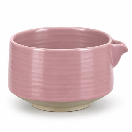 Herbarius 8 Parça Mat Pudra Pembe Renk Matcha Çayı Hazırlama Seti - Geleneksel Japon Matcha Seti