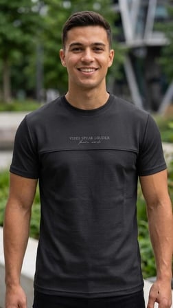 yazı baskılı bisiklet yaka 2 iplik %100 pamuk basic t-shirt
