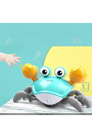 Emekleme Ve Yürümeye Yardımcı SAĞA VE SOLA Hareketli Yengeç (ŞARJ EDİLEBİLİR) Oyuncak Yürüyen Yengeç