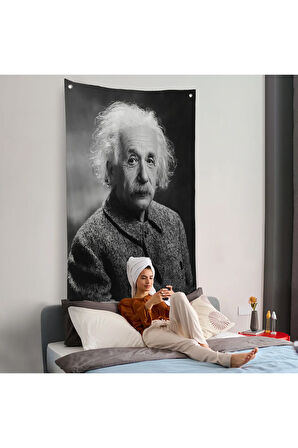 Albert Einstein Duvar Örtüsü-7845