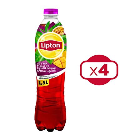 Lipton Ice Tea Mango 1.5 lt X 4 Adet