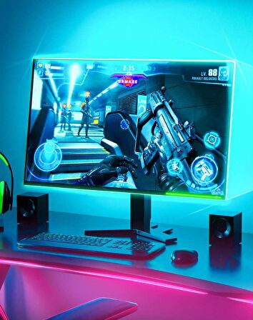 BASEUS Game Light RGB 5050 Esnek Oyuncu Pc LED Şerit Işık 5W1,5 m