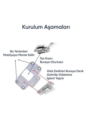 6 Adet Menteşe Tamir Sacı Dolap Kapak Menteşe Onarım Plakası Paslanmaz Tamir Seti 