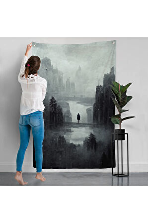 Kasvetli Kıyamet Duvar Örtüsü-7847