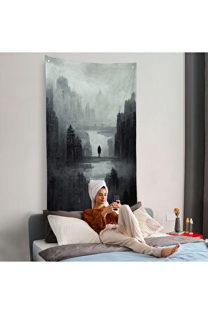 Kasvetli Kıyamet Duvar Örtüsü-7847