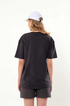 Kadın %100 Pamuk Şort  Yüksek Rubber Baskı Rahat ve Şık Tasarım