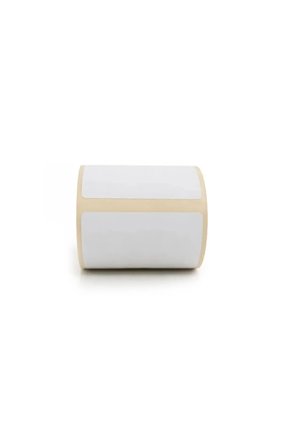 5 Adet - 50 x 50 mm Beyaz Lamine Termal Etiket 150 Adet Beyaz - Phomemo M Serisi Modellere Uyumludur.