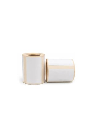5 Adet - 40 x 30 mm Beyaz Lamine Termal Etiket 230 Adet Beyaz - Phomemo M Serisi Modellere Uyumludur.