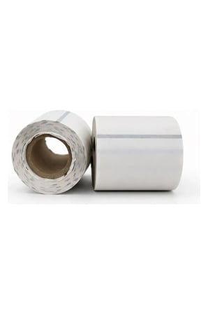 5 Adet - 50 x 50 mm Şeffaf Termal Etiket 150 Adet - Phomemo M Serisi Modellere Uyumludur.