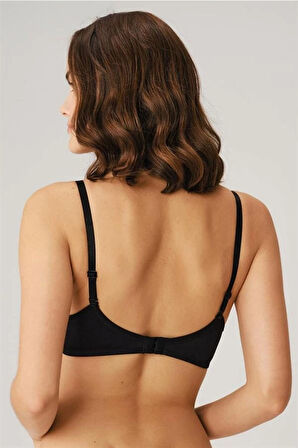 Amora Secret Balenli Desteksiz Dolgusuz Askıları Çıkabilen Günlük Klasik T-Shirt Sütyeni