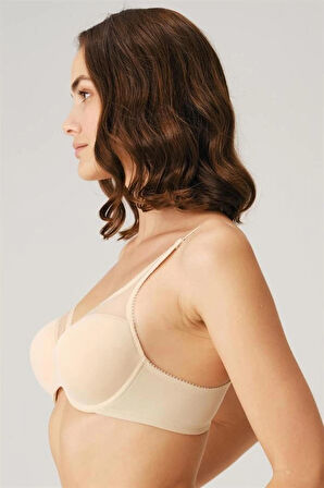 Amora Secret Balenli Desteksiz Dolgusuz Toparlayıcı Yumuşak Süngerli Günlük Klasik Küçültücü Sütyen