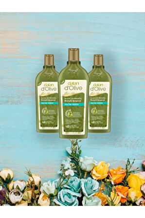 Dalan D'olive Zeytinyağlı Hacim Veren Şampuan 3 x 400 ML