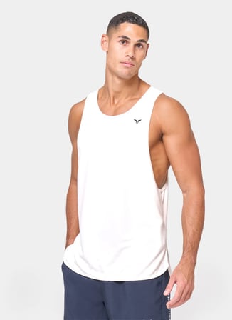 Squatwolf MT04114-10223 Lightweight Tank Beyaz Erkek Atlet