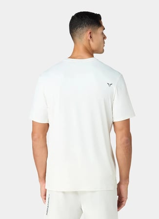 Squatwolf MT052080223 Lightweight Regular Tee Beyaz Bisiklet Yaka Fit Düz Erkek T-Shirt