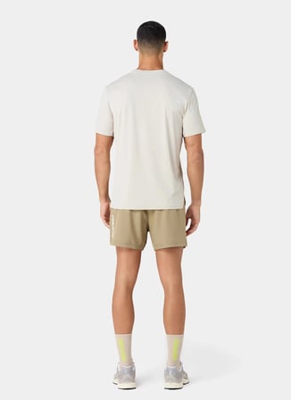 MT052080309 Lightweight Regular Tee Bej Bisiklet Yaka Düz Erkek T-Shirt