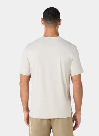 MT052080309 Lightweight Regular Tee Bej Bisiklet Yaka Düz Erkek T-Shirt