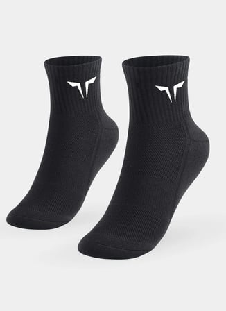 Squatwolf Siyah Unisex Çorap US050030001 Ankle Socks 3 Pack