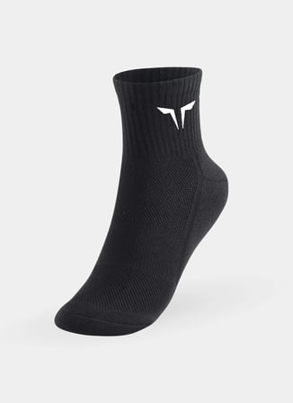 Squatwolf Siyah Unisex Çorap US050030001 Ankle Socks 3 Pack