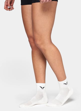 Squatwolf Beyaz Unisex Çorap US050030223 Ankle Socks 3 Pack
