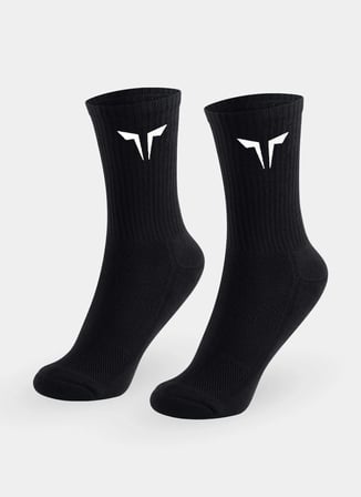 Squatwolf Siyah Unisex Çorap US050040001 Icon Crew Socks 3 Pack