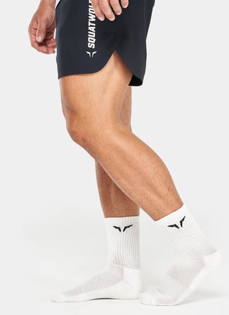 Squatwolf Beyaz Unisex Çorap US050040223 Icon Crew Socks 3 Pack