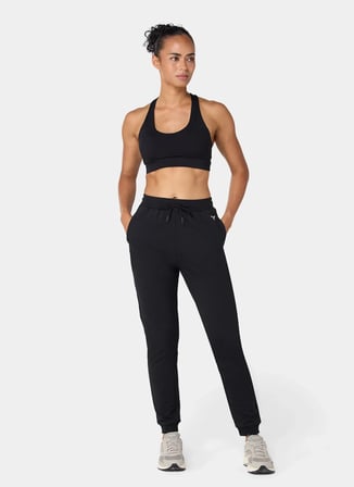 Squatwolf WL051210001 Regular Fit Sweat Jogge Siyah Kadın Sweatpant