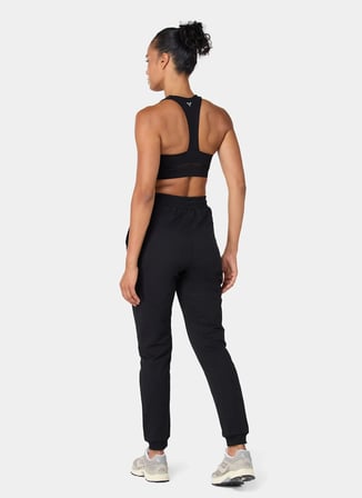 Squatwolf WL051210001 Regular Fit Sweat Jogge Siyah Kadın Sweatpant