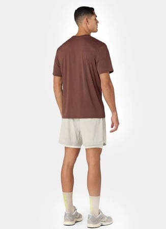 Squatwolf MT060581163 Lightweight Regular Tee Kahve Erkek Bisiklet Yaka Süprem T-Shirt