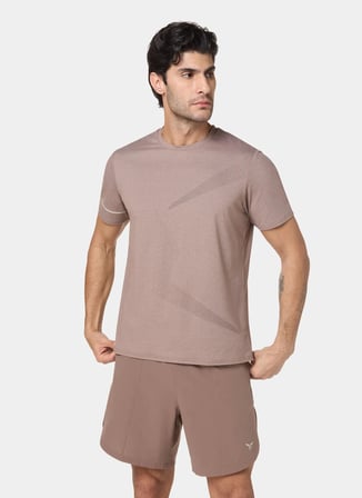 Squatwolf MT060451133 Supernaturals Lightweig Kahverengi Bisiklet Yaka Fit Düz Erkek T-Shirt