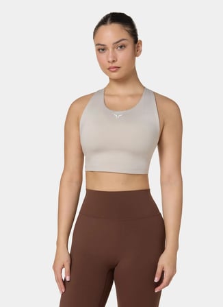 Squatwolf Bej Kadın WB04150-10309 Racer Back Brami Sporcu Sütyeni