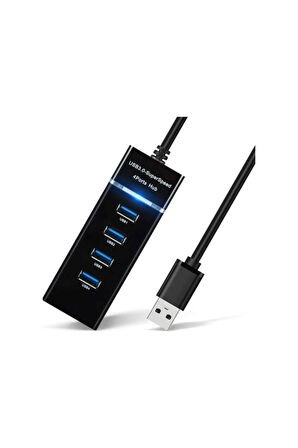 ZX8 4 Port Usb 3.0 Hub Usb Çoklayıcı Led Göstergeli Usb 3.0 Hub