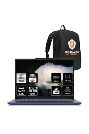 Ideapad Slim 5 i5-13420H 24GB DDR5 512GB SSD UHD Graphics 14'' WUXGA OLED FDOS Dizüstü Laptop