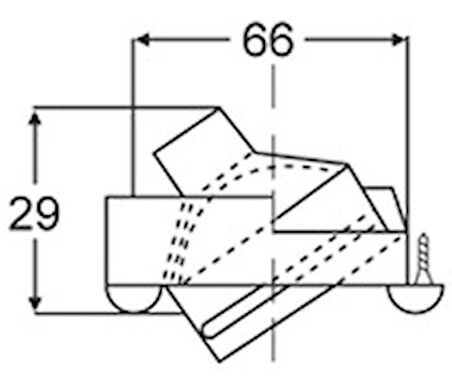 Hella Marine halojen spot, gömme montaj. Tip 6046 Beyaz