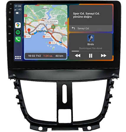 Peugeot 207 Android Multimedya Sistemi (2006-2012) for-x 6/128