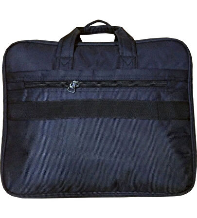 Kingstone 2076 Özel Üretim Büyük Boy Körüklü Evrak Laptop Çantası Siyah