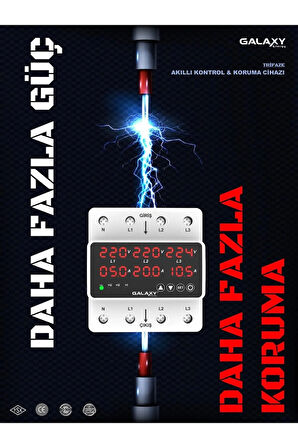  D380 TRİFAZE DAİRE VOLTAJ KORUYUCU