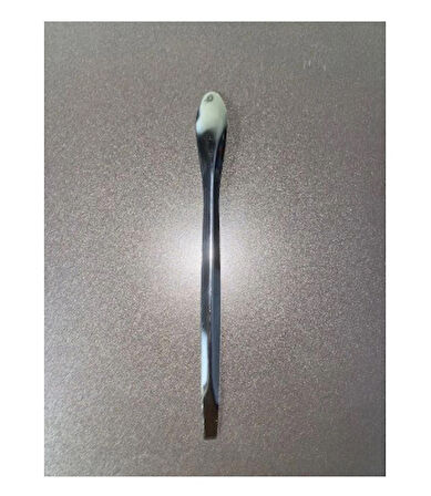 16 cm Çift Uçlu Paslanmaz Çelik Laboratuvar Kaşığı – Toz, Granül ve Numune Aktarım Spatulası