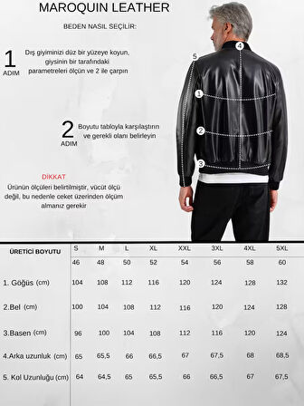 Lucas Erkek Hakiki Bomber Deri Ceket