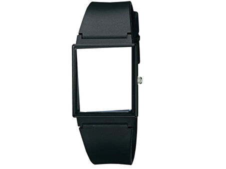 CASIO UYUMLU  MQ-38-SİYAH SİLİKON KORDON