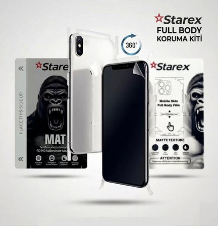 Huawei METE 20 RS Uyumlu Nano Ekran Koruyucu MATTE HAYALET - Full Arka Kaplama 360 Koruma STAREX
