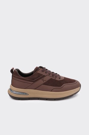 Hakiki Deri Bağcıklı Erkek Sneaker