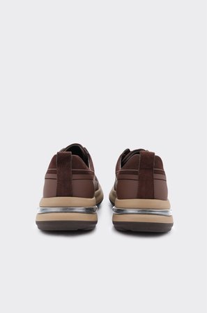 Hakiki Deri Bağcıklı Erkek Sneaker