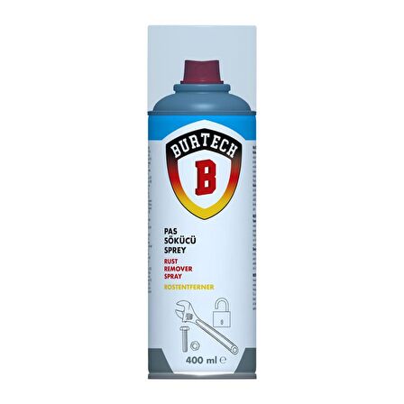 Burtech Pas Sökücü 400 Ml Güçlü Pas Sökücü