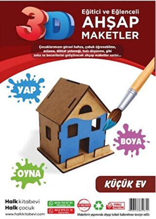 Küçük Ev Ahşap Maket