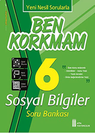 Ata 6.Sınıf Ben Korkmam Seti
