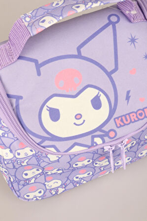 "DEKOMUS CEP DEFTERİ HEDİYELİ"YENİ SEZON LİSANSLI KUROMI "MAGICAL BUDDY" ÖZEL KOLEKSİYON TERMOSLU BESLENME ÇANTASI  